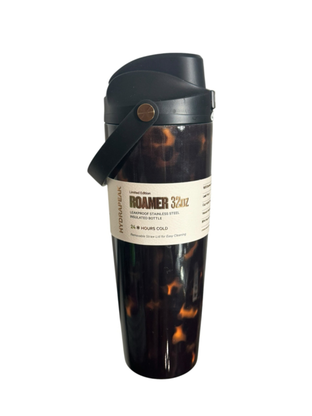 32 oz Limited Edition Hydrapeak Roamer Tortoise Shell Stainless Steel Bottle